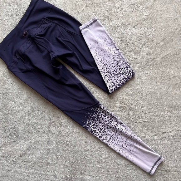 CALIA by Carrie Underwood Pants - CALIA By Carrie Underwood Energize 7/8 Performance Stretch Leggings Navy Blue XS
